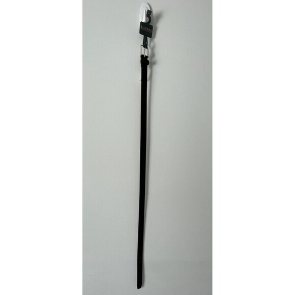 Lauren Ralph Lauren Genuine Leather Textured Size Large Women’s Belt Black - Picture 1 of 8